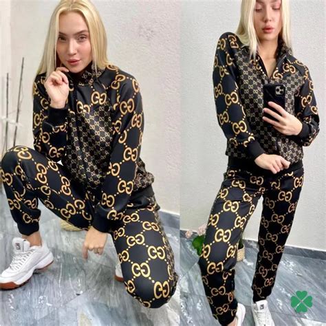 gucci tracksuit for women|joggers sets women gucci.